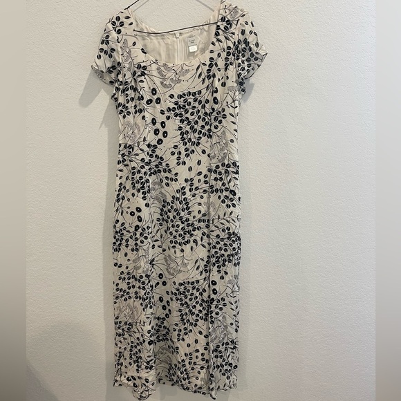 Garnet Hill 100% Silk Dress Size 6 - Picture 1 of 8
